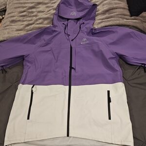 Outdoor Master Purple and White Shell Jacket